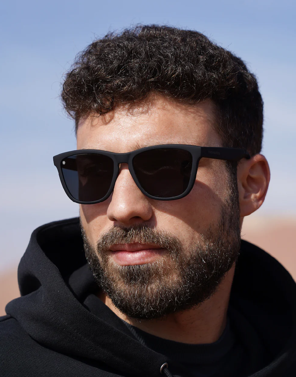 The Prime All Black Polarized Sunglasses by Twinyards